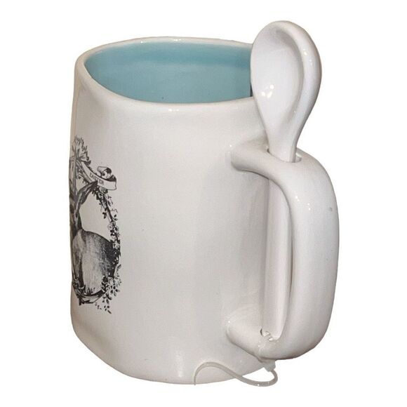 Arlington Designs "Happy Easter" Easter Bunny Coffee/Tea Mug W/Spoon - Picture 3 of 3